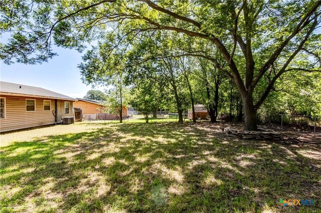 907 Curry Ave, Copperas Cove, TX 76522 - view of yard with central AC unit