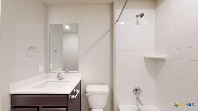 1329 Piedmont St, Temple, TX 76504 - bathroom with shower / washtub combination, vanity, and toilet