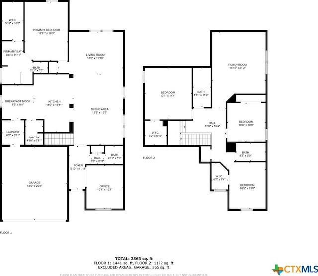 5712 Red Fish Ct, Belton, TX 76513 - property floor plan