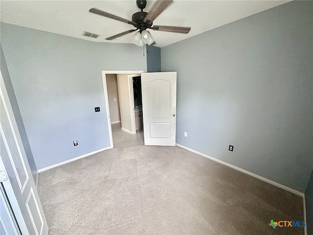 214 Yellowstone Dr, Victoria, TX 77904 - unfurnished bedroom featuring carpet flooring, baseboards, and a ceiling fan