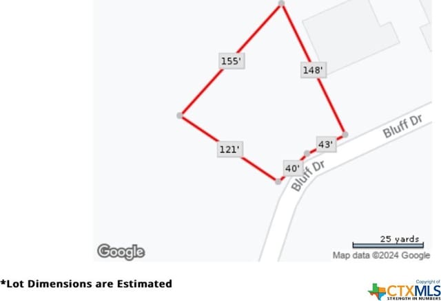 2030 Bluff Dr, Nolanville TX, 76559 land for sale