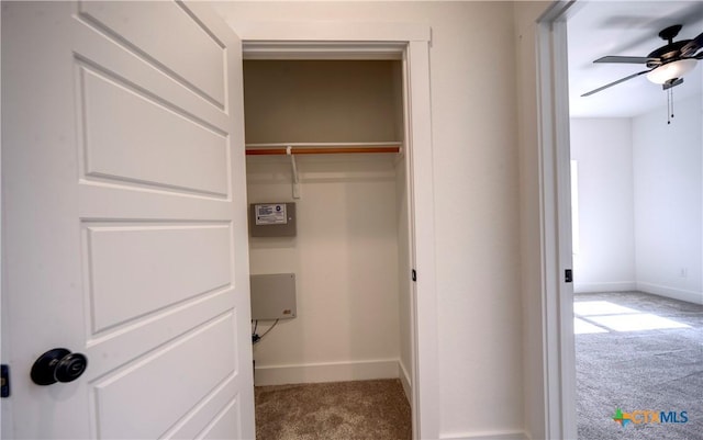 view of closet