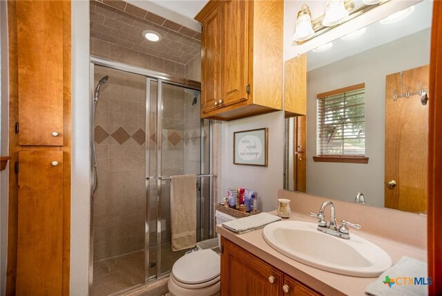 1617 Avalon St, Port Lavaca, TX 77979 - full bathroom featuring vanity and a shower stall