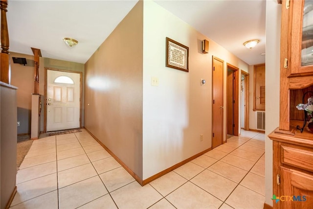 1617 Avalon St, Port Lavaca, TX 77979 - corridor featuring light tile patterned floors and baseboards