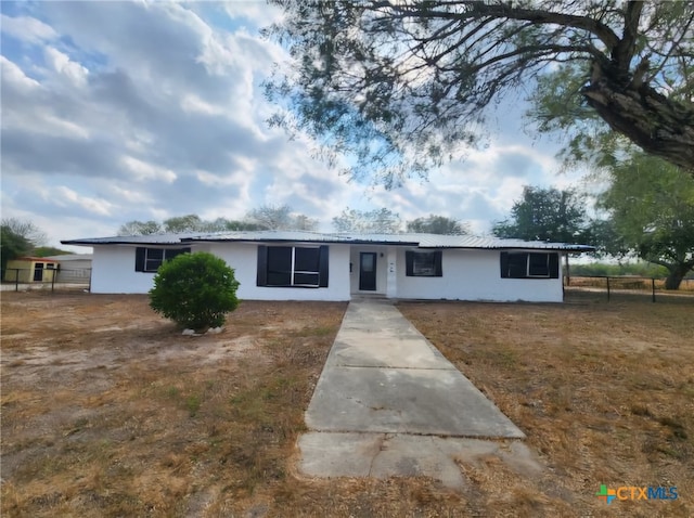 view of ranch-style home