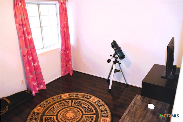 interior space featuring wood finished floors