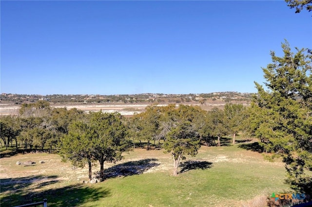 exterior space with a rural view