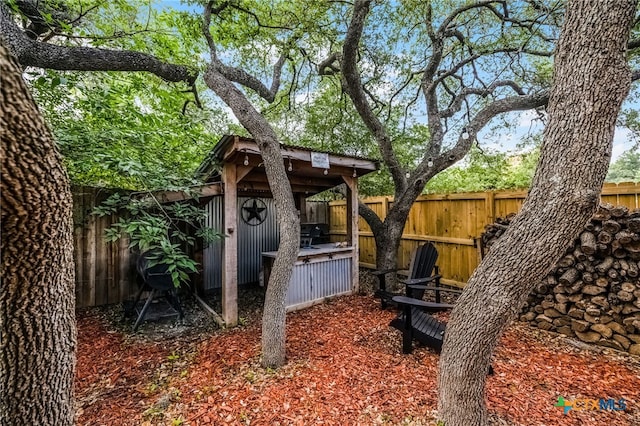 25039 Arrow Gln, San Antonio, TX 78258 - view of fenced backyard