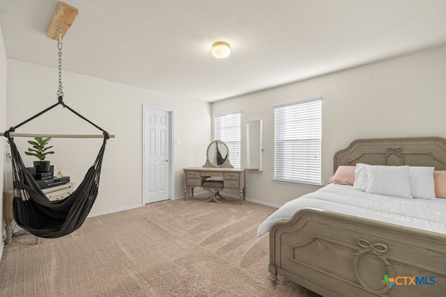 bedroom with carpet flooring