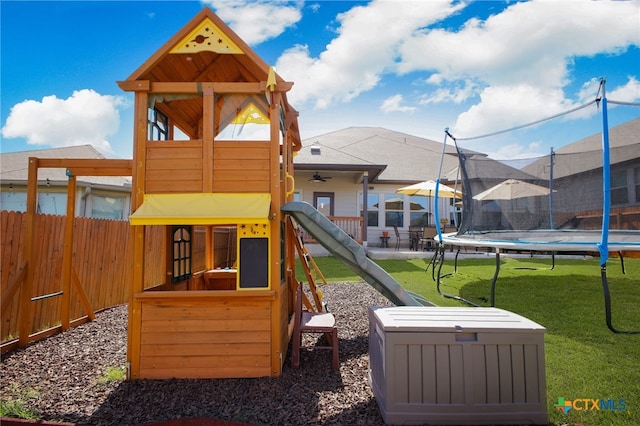 10259 Juniper Oaks, Boerne, TX 78006 - view of playground featuring a trampoline