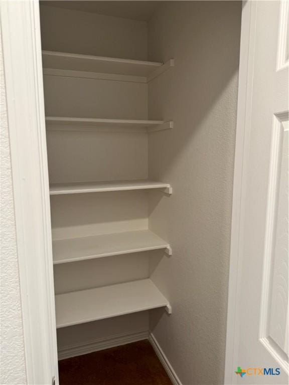 view of closet