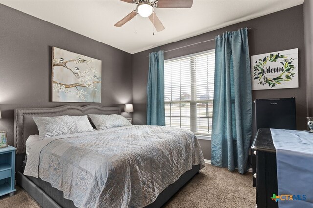3700 Joyce Ln, Killeen, TX 76549 - carpeted bedroom with baseboards and ceiling fan