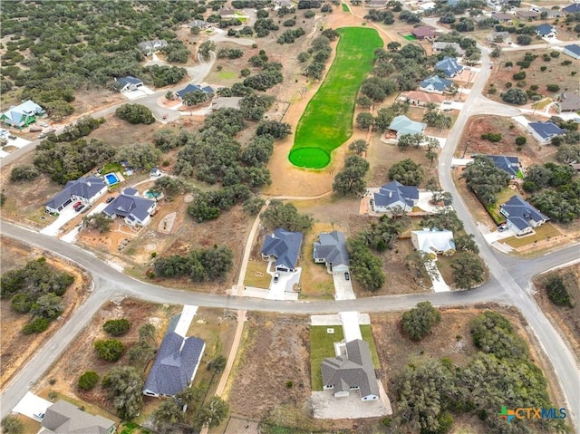 drone / aerial view featuring a residential view