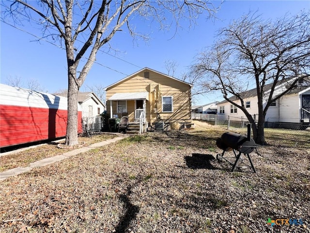 view of bungalow