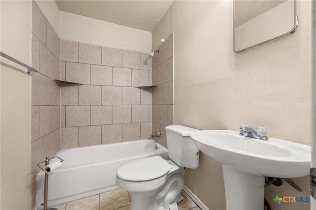 804 Little St, Copperas Cove, TX 76522 - full bath with tile patterned flooring and shower / tub combination