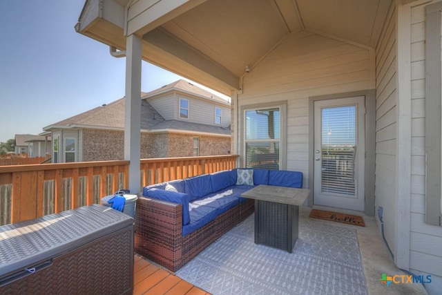3214 Roan St, New Braunfels, TX 78130 - deck with an outdoor hangout area