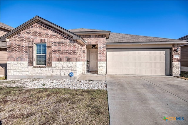 ranch-style house with a garage