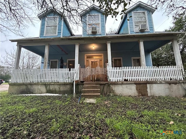 view of front facade with a porch