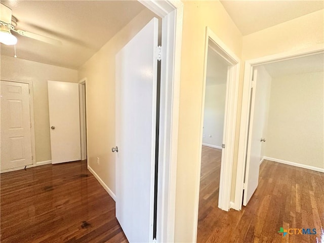 909 S 23rd St, Copperas Cove, TX 76522 - hall with wood finished floors and baseboards
