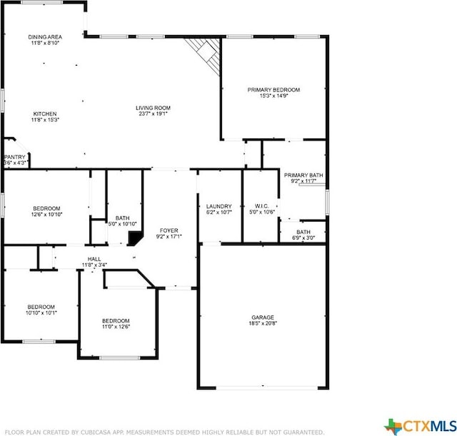 6704 Deorsam Loop, Killeen, TX 76542 - floor plan / room layout