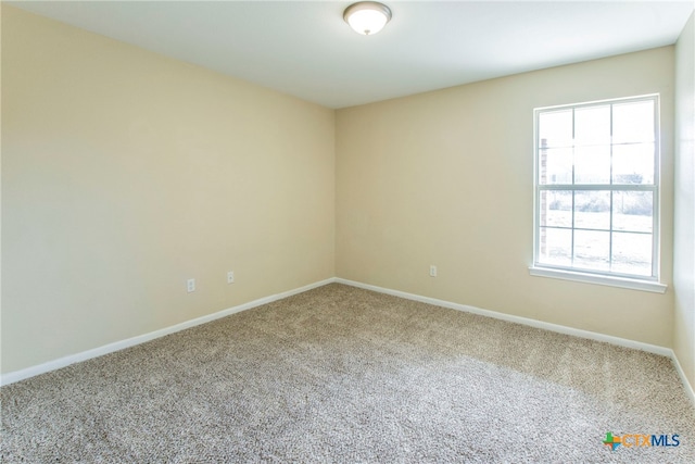 unfurnished room featuring carpet flooring and plenty of natural light