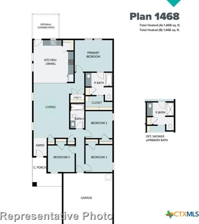 313 Haywood Mnr, Maxwell, TX 78656 - home floor plan
