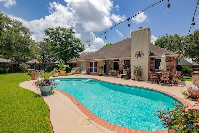 503 Ashland Crk, Victoria, TX 77901 - view of pool featuring a patio