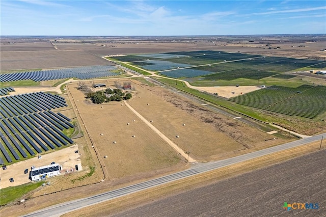 bird's eye view featuring a rural view