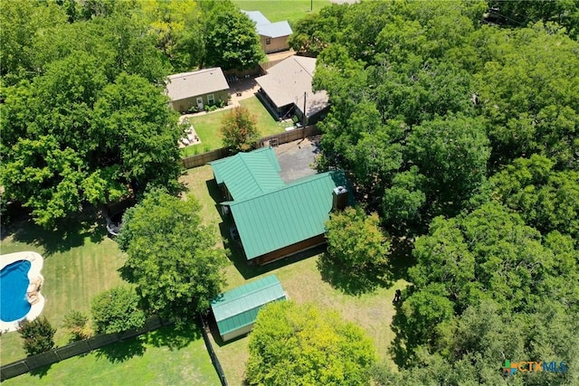 2662 Edgegrove, Canyon Lake, TX 78133 - aerial view of a pool