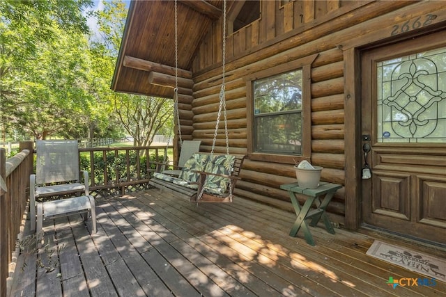 2662 Edgegrove, Canyon Lake, TX 78133 - view of wooden terrace