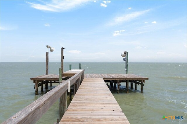 616 N Shore Dr, Port Mansfield, TX 78598 - dock area with a water view