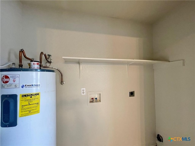 3805 Uvalde Dr, Killeen, TX 76549 - utility room featuring water heater