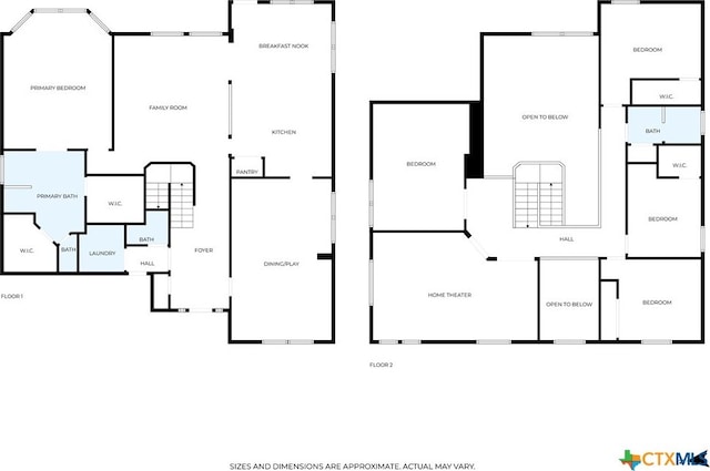1002 Wallin Farms Cv, Hutto, TX 78634 - view of property floor plan