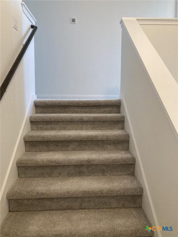 view of staircase