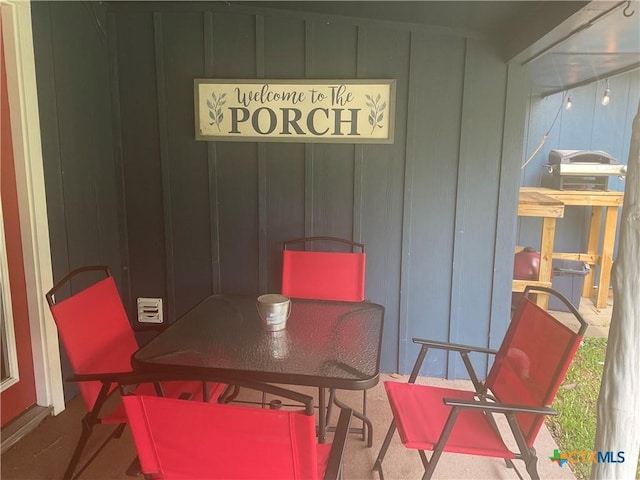 208 Old Fort Gates Rd, Gatesville, TX 76528 - view of patio featuring outdoor dining area