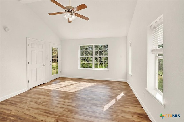 661 Abels Way, Canyon Lake, TX 78133 - entrance foyer featuring healthy amount of natural light, baseboards, and high vaulted ceiling