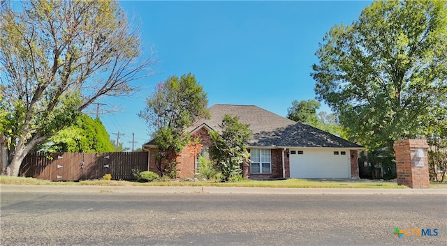 ranch-style house with a garage