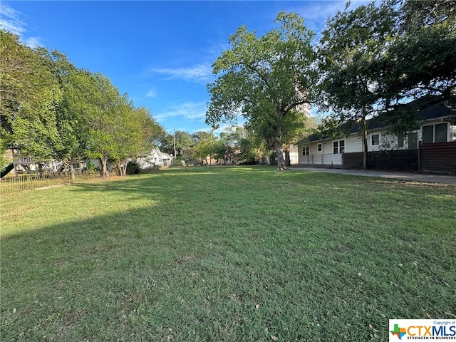 view of yard