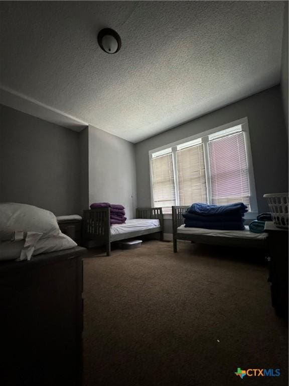 906 N Penelope St, Belton, TX 76513 - bedroom with carpet floors and a textured ceiling