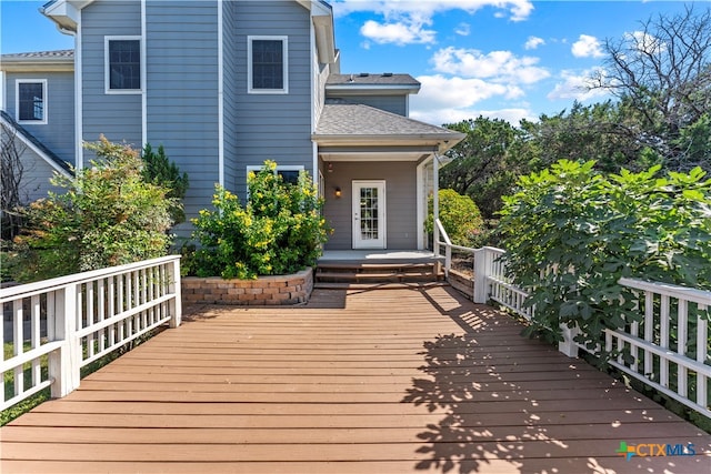 view of deck