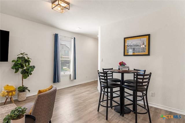 14902 Ardilla, San Antonio, TX 78217 - dining area featuring wood finished floors and baseboards