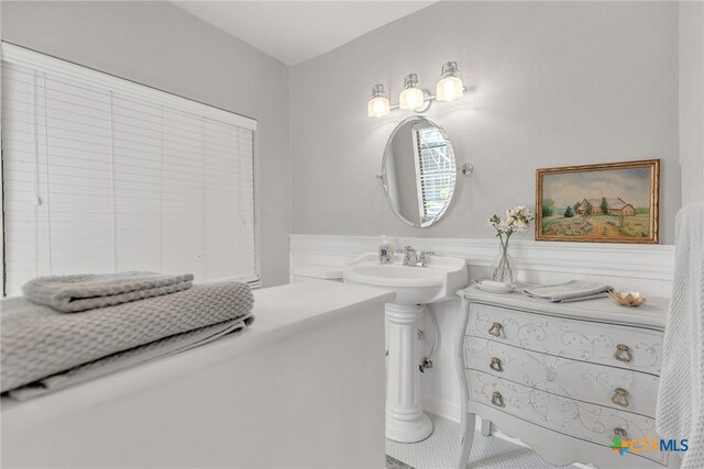 bathroom featuring tile patterned floors