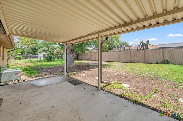 1123 Rhonda Lee St, Copperas Cove, TX 76522 - fenced backyard with a patio area