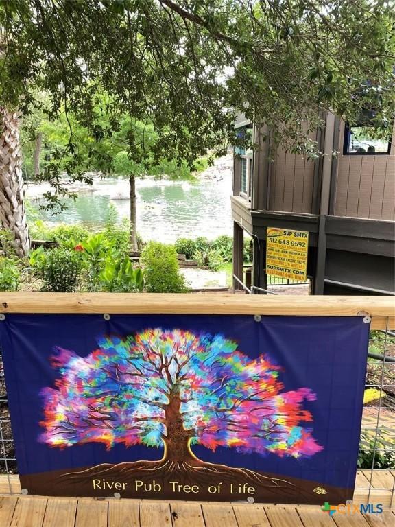 948 Sycamore St, San Marcos, TX 78666 - view of swimming pool featuring a water view