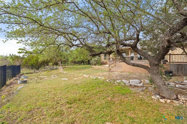 215 Maverick Cir, Horseshoe Bay, TX 78657 - view of fenced backyard