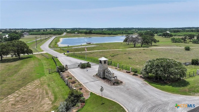 56 Powder Rdg, Luling, TX 78648 - overview of rural landscape with a large body of water