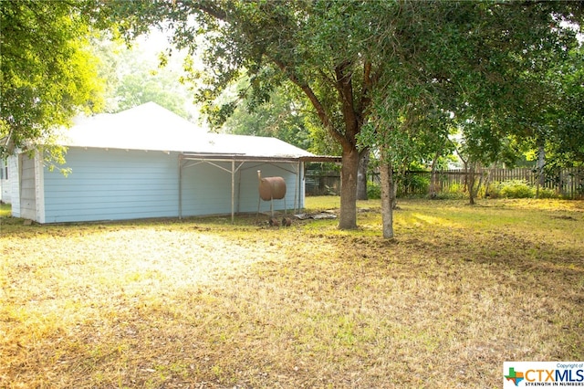 view of yard