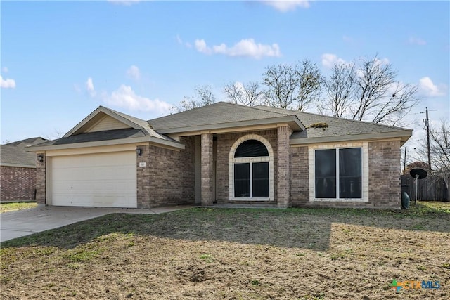 ranch-style house with a garage