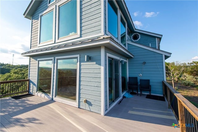 461 Naked Indian Trl, New Braunfels, TX 78132 - view of wooden deck