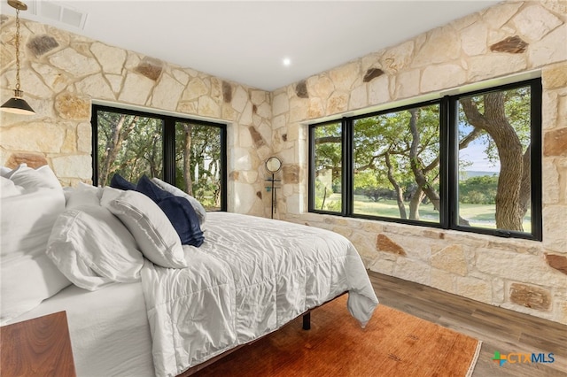 29720 Twin Creeks Dr, Bulverde, TX 78163 - bedroom featuring wood finished floors